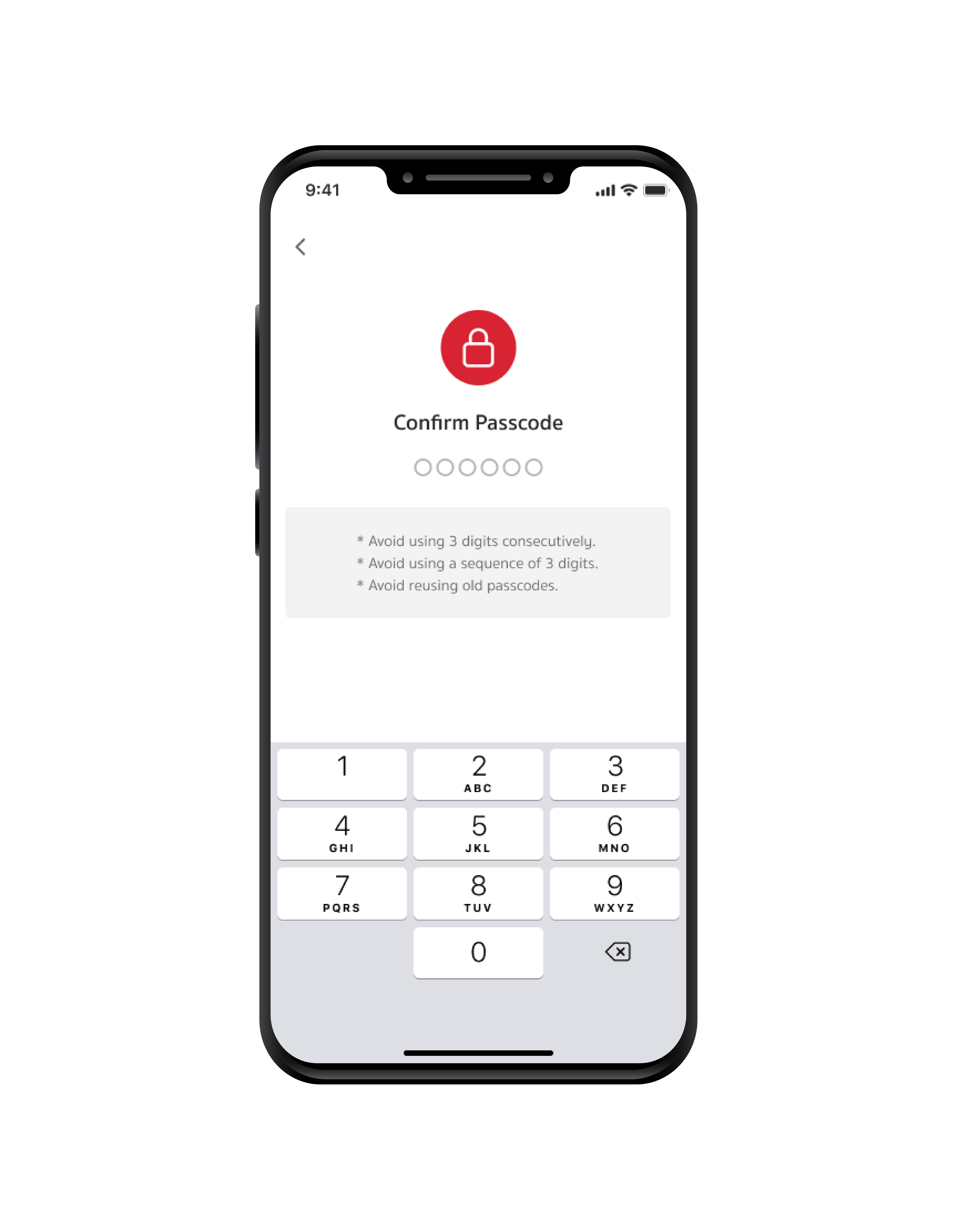 STEP 15  Reconfirm your password.